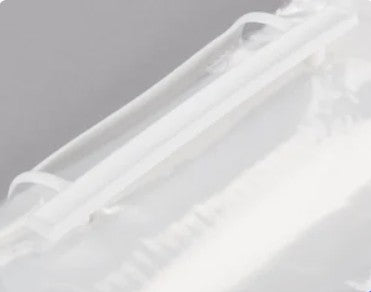 Choice 10 lb Clear Wicketed Ice Bag with Ice Print 1,000/Case