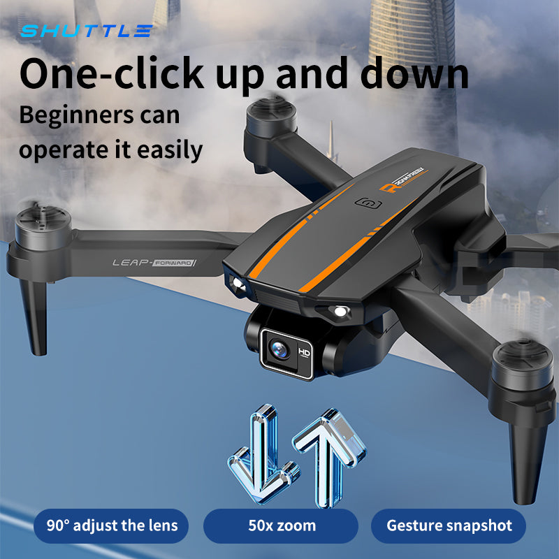 H31 Foldable VR Drone With 360 Flip Camera Adjustable HD Optics Altitude Control Dual Batteries 8-10 Min Flight Bundle Drone Ads Rc Plane