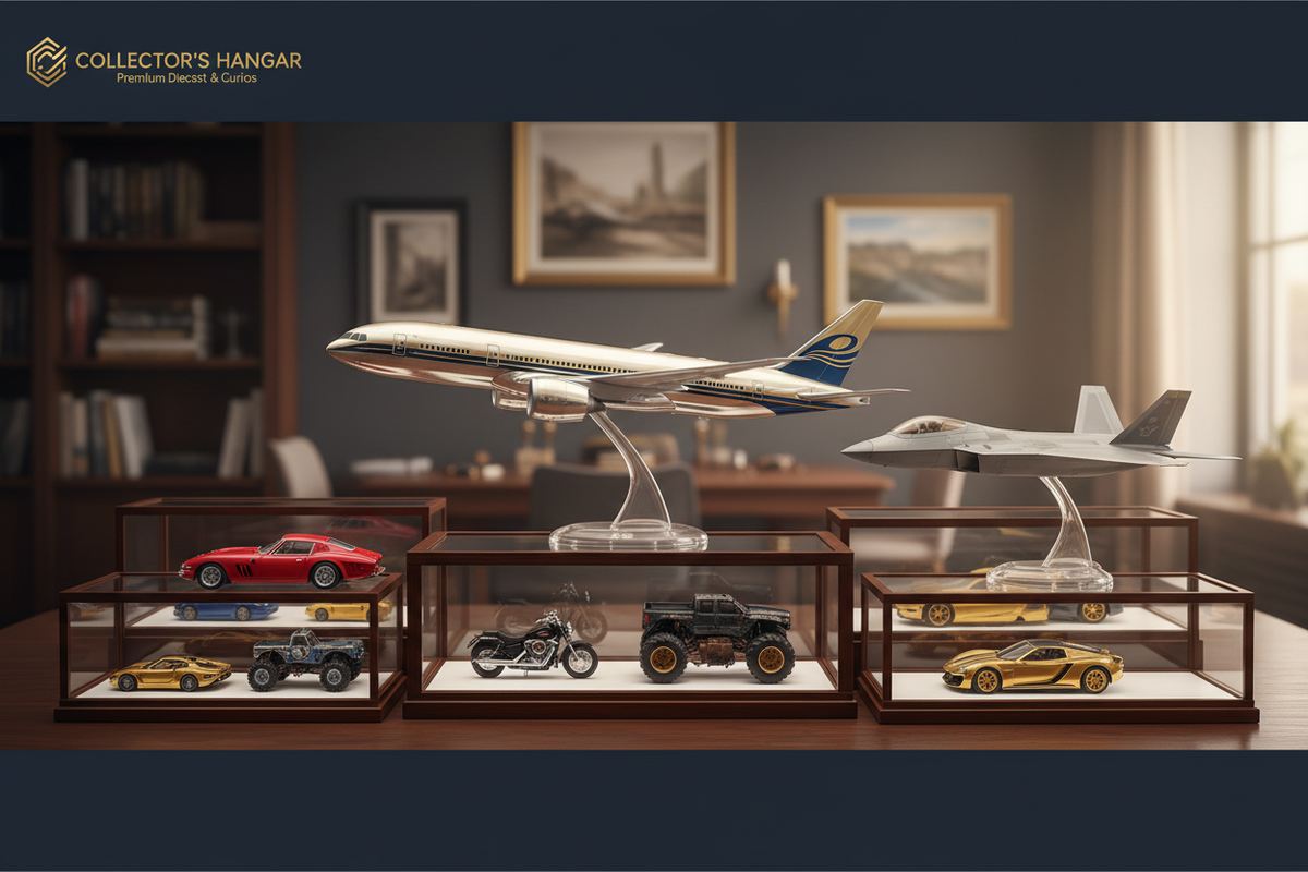 Diecast & Collectibles - Premium Collection with 777 and F-22 Raptor