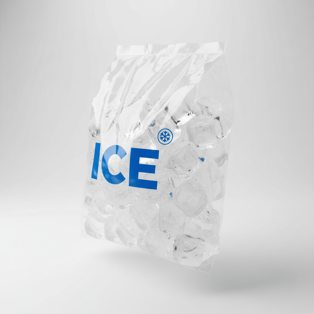 Ice Bag Angled View
