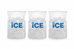 Three Ice Bags Display